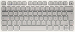 Cherry Kw 7100 Mini Bt For Mac, kompaktne Mac klaviatuur 3 Bluetooth kanaliga, saksa paigutus (qwertz), juhtmevaba mitme seadme klaviatuur, Moonlight White