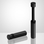 Gpu hoidik, graafikakaardi hoidik, alumiiniumisulamist hoidik, poleeritud graafikakaardi hoidik, k&otilde;rgusega reguleeritav magnetiga hoidik (75 mm&ndash;120 mm, must)