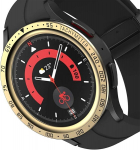 Giopuey kaitsev r&otilde;ngas, &uuml;hildub samsung galaxy watch 5 pro-ga, bezel ring bezel styling bezel protective case, alumiiniumisulamist metallist kaitsev r&otilde;ngas - e-gold