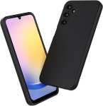 Foluu vedel silikoonist &uuml;mbris samsung galaxy a25 5g jaoks, p&otilde;rutuskindel silikoonist mobiiltelefoni &uuml;mbris koos [pehme, kriimustuskindla mikrokiust voodriga] samsung galaxy a25 5g 2024 jaoks (must)