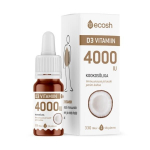 Ecosh D3 Vitamiin kookose &otilde;li 4000 IU 10ml