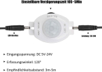 Yamlten 12 V Cob Led riba, 6000 K, k&uuml;lm valge, Led riba liikumisanduriga, toiteadapter, 320 Led-i/m elutuppa, kappi, magamistuppa, isetehtud Led riba 3 m
