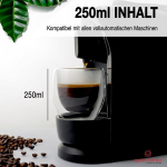 Spar-home&reg; topeltseinaga kohviklaasid 250 ml, 2 tk komplekt - latte macchiato klaasid, espresso tassid, paksu seinaga cappuccino, espresso, teeklaasid, termoklaasid, klaasist tass (2, 250 ml)