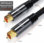 Csl - Toslink digitaalne kaabel - 5 m - kiudoptiline kaabel - digitaalne audiokaabel Toslink to Toslink - Hifi s&uuml;steem koduse meelelahutuse kodukino heliriba Cd Dvd Blue-ray m&auml;ngija Xbox