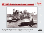 Kokkupandav mudel ICM 48805 Bf 109F-4 with German Ground Personnel 1/48