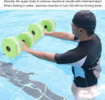 Vee ujumise hantel, vee hantlid, tugev ujuvus, lihaste treenimine, ilus v&auml;limus, madala m&otilde;juga treening, veekindel sisebasseinidele (rombikujuline roheline/valge/roheline)
