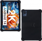 Aknici silikoon&uuml;mbris doogee t20 / doogee t20s tahvelarvutile 10.4 tolli integreeritud alusega, pehme kaitse&uuml;mbris doogee t20 / doogee t20s tahvelarvutile 10.4 tolli, must