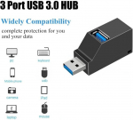 Syrako Usb jaotur Usb 3.0 splitter Usb Dual Plug Mini Usb jaotur &ndash; ideaalne auto ja s&uuml;learvuti Usb2.0 laienduse jaoks