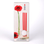 Micasa Sucasa 12 &otilde;hukese koonilise k&uuml;&uuml;nla komplekt, valge, 300 mm x 9 mm, pikad parafiinist vahak&uuml;&uuml;nlad, p&otilde;lemisaeg 1-2 tundi, ideaalne maagilisteks rituaalideks ja pidustusteks, samuti elegantsele lauale