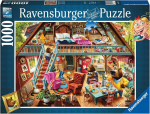 Ravensburger 2d pusle 1000 t&uuml;kki: Kuldkiharakese r&ouml;&ouml;vimine, vana disain