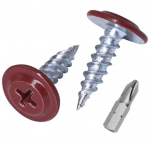 Skir'co (400 tk) v&auml;rvitud 4,2 x 16 mm isekeermestavad puidukruvid metallkruvi Phillips modifitseeritud fermipea (oksiidpunane ral 3009)