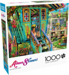 Buffalo Games Aimee Stewart The Potting Shed 1000-osaline pusle t&auml;iskasvanutele, v&auml;ljakutsuv pusle, mis sobib suurep&auml;raselt m&auml;ngu&otilde;htuteks, valmis suurus on 67,95 x 50,17 cm