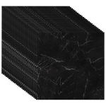 Cyeer Pvc p&otilde;randaplaatide komplekt, 25 tk, 30 x 30 cm, isekleepuvad vin&uuml;&uuml;lp&otilde;randaplaadid, veekindlad, libisemiskindlad, isekleepuvad p&otilde;randaplaadid k&ouml;&ouml;ki, elutuppa, vannituppa (must marmor)