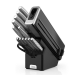 NINJA StaySharp 14 noaga komplekt - Roostevaba teras ja puidust plokk - K62014EUUK