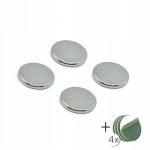 Silwy h&otilde;bedased magnetid n&otilde;udele, 4 tk