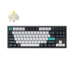 Juhtmevaba m&auml;nguklaviatuur Keychron Q3 Max Wireless Q3M-M4 Gateron Jupiter Banana, Inglise (US), must v.