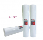 Komplekt &ndash; 3 tk Pol&uuml;prop&uuml;leenfilter 20" 25 mikronit BigBlue korpustele