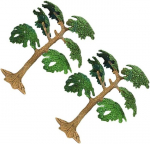 Toyvian 2 t&uuml;kki puu mudel v&otilde;lts miniatuursed puud rongi raudtee arhitektuur maastik simuleeritud mini m&auml;nni k&uuml;pressi mudel isetegemise maastiku k&auml;sit&ouml;&ouml; projekti suurus M