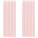r&otilde;ngastihendiga kardinad 2 tk Heleroosa 140x300 cm CFE4533834