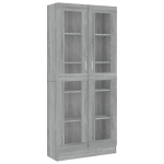 vitriinkapp, hall Sonoma tamm, 82,5x30,5x185,5 cm, tehispuit CFE409463