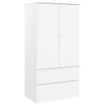 riidekapp "VIGO", valge, 90 x 55 x 170 cm, m&auml;nnipuit CFE510021