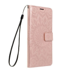 Telefoni&uuml;mbris Forcell Mezzo Book sobib iPhone 13 Pro Max, roosa