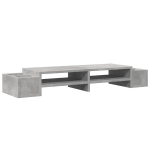 Monitori hoidja hoiuruumiga monitorialus, hall, 100x27x15 cm, tehispuit CFE605308