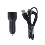 Maxlife MXCC-01 autolaadija 1x USB 2.1A must + USB-C kaabel