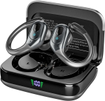 Sajawass juhtmevabad k&otilde;rvaklapid, 75h m&auml;nguaega bluetooth 5.3 k&otilde;rvaklapid, ip7 veekindel jooksmiseks, juhtmevabad k&otilde;rvasisesed k&otilde;rvaklapid ios/androidile