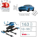 Ravensburger 3d pusle Dodge Challenger Srt Hellcat