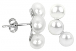 JwL Luxury Pearls H&otilde;bedast k&otilde;rvar&otilde;ngad kolme ehtsa p&auml;rliga JL0283 sJL0283