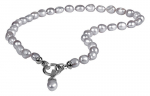JwL Luxury Pearls P&auml;rishallidest p&auml;rlitest kaelakee JL0557, Steel