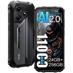 Telefon Oscal MARINE 2 8/256GB 11000mAh 6.56" vastupidav nutitelefon Android 15 Dual SIM NFC Must