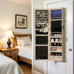 Riputatav ehtekapp, 37x10x120 cm, Must