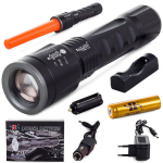 Bailong taktikaline LED-taskulamp cree zoom xm-l3 u3