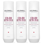 Goldwell DS Color Extra Rich Brilliance Shampoo 3x250ml
