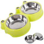 Metallist kahekordne koerakast 300ml x 2