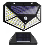 P&auml;ikeselamp 100 LED-i ja h&auml;mara liikumisanduriga