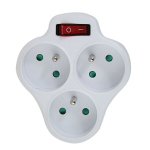 Pistikuadapter Esperanza ELK304W 3 Pistikupesad