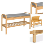 Istmega kingakapp Bambusest kingariiul riiul 90x55x33 Hall