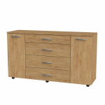 Kummut 1-3-2 (P) 73x130x38 cm Kuldne Tamm