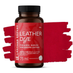 V&auml;rv mokale, nubukile, aniliini punane 75ml Leather Expert nahav&auml;rv LE-21-D75RD