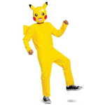 Pokemon Pikachu karneval kost&uuml;&uuml;m kollane maskeering 137-149 cm (10-12 aastat)