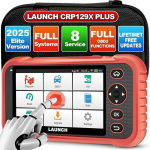 OBD2 Diagnostikv&aelig;rkt&oslash;j - LAUNCH - CRP129X Plus 2.0 - HD 5" sk&aelig;rm - Android 8.1 - 32G RAM