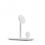 Twelve South juhtmevaba laadija HiRise 3 Deluxe 3-in-1 Qi2 Charging Stand valge