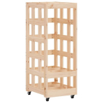 k&uuml;ttepuude alus ratastega, 40 x 49 x 110 cm, m&auml;nnipuit CFE67734