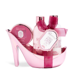 Komplekt Idc Institute Bath Rose naistele: du&scaron;igeel, 180 ml + kehakreem, 180 ml + k&auml;tekreem, 50 ml