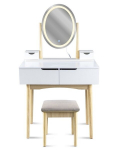 Kosmeetikalaud, Fluxar home, DR-1180, valge