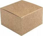 Paberist burgerikarbid 14x14x9,5 cm 100 tk., Popierinės mėsainių dėžutės 14x14x9,5 cm 100 vnt.