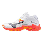V&otilde;rkpallijalatsid Mizuno WAVE LIGHTNING Z8 MID (U) valge/roosa